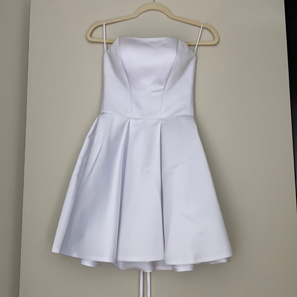 pleated bridal dress